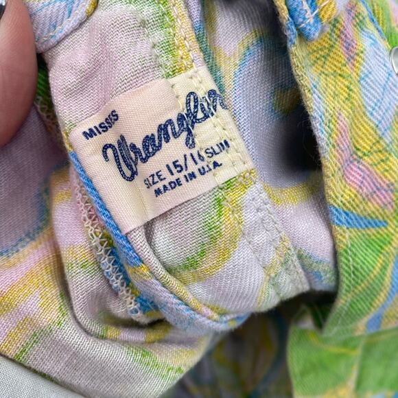 Wrangler Vintage 60s 70s Jeans Shorts Cut‎ Offs Psychedelic
Hippie high waisted - Picture 3 of 4